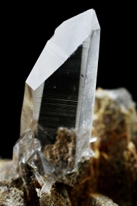 bergkristal, mineraal, ruw, stuk, punt, natuurlijk, groot, kopen